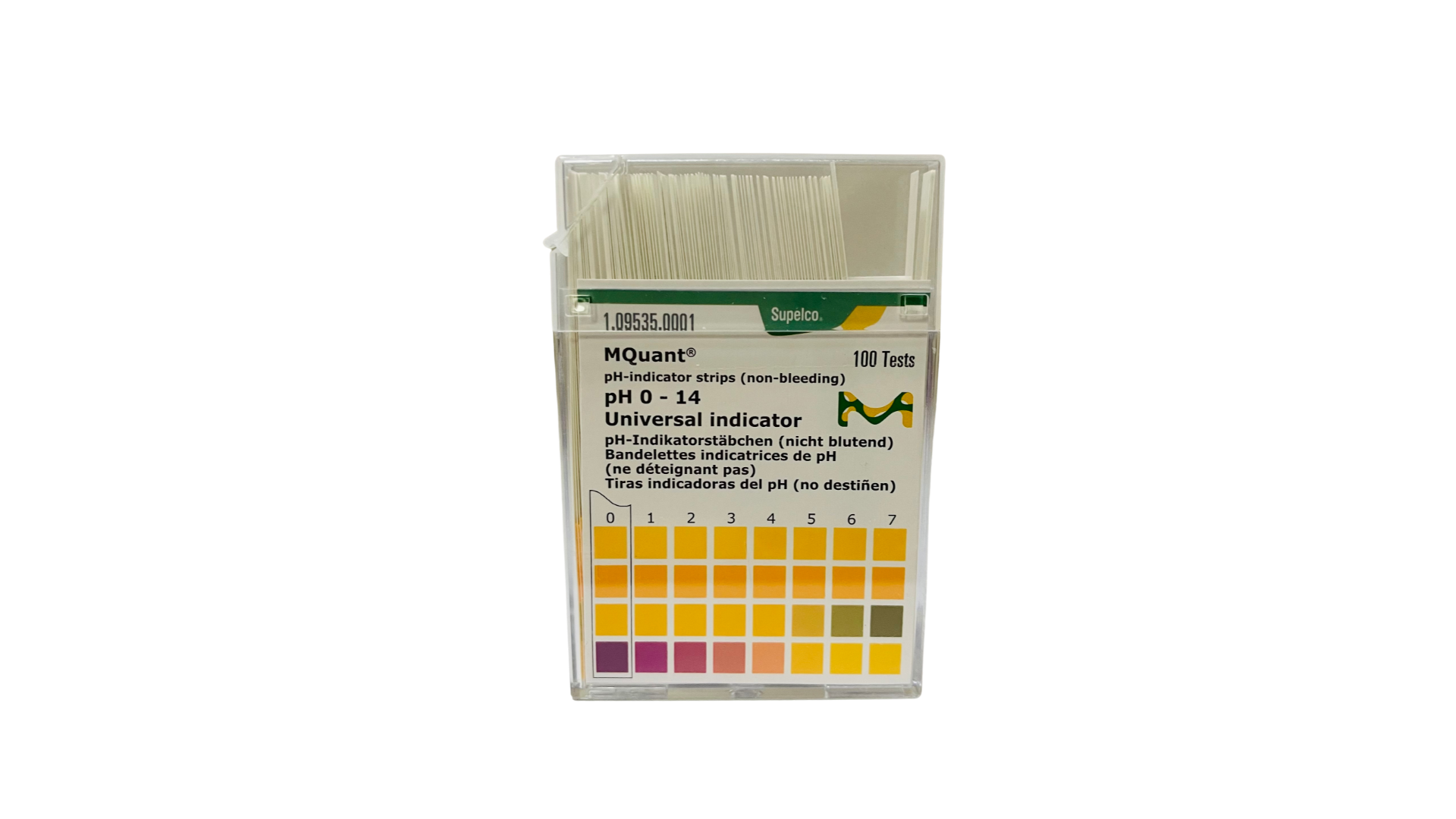 MQuant® pH indicator strips 0 - 14 (Pack of 100)